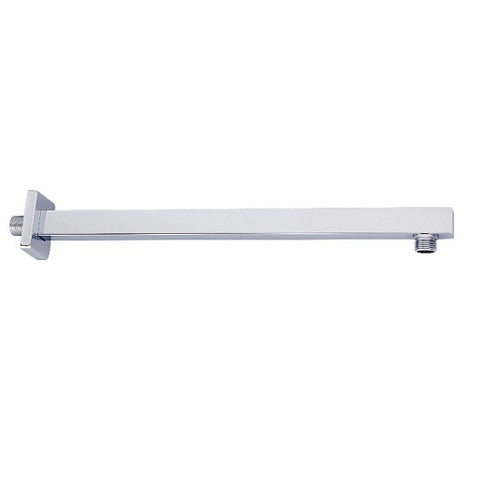 Brazo cuadrado de 40 cm a pared con chapetón Modelo: 4550BRC